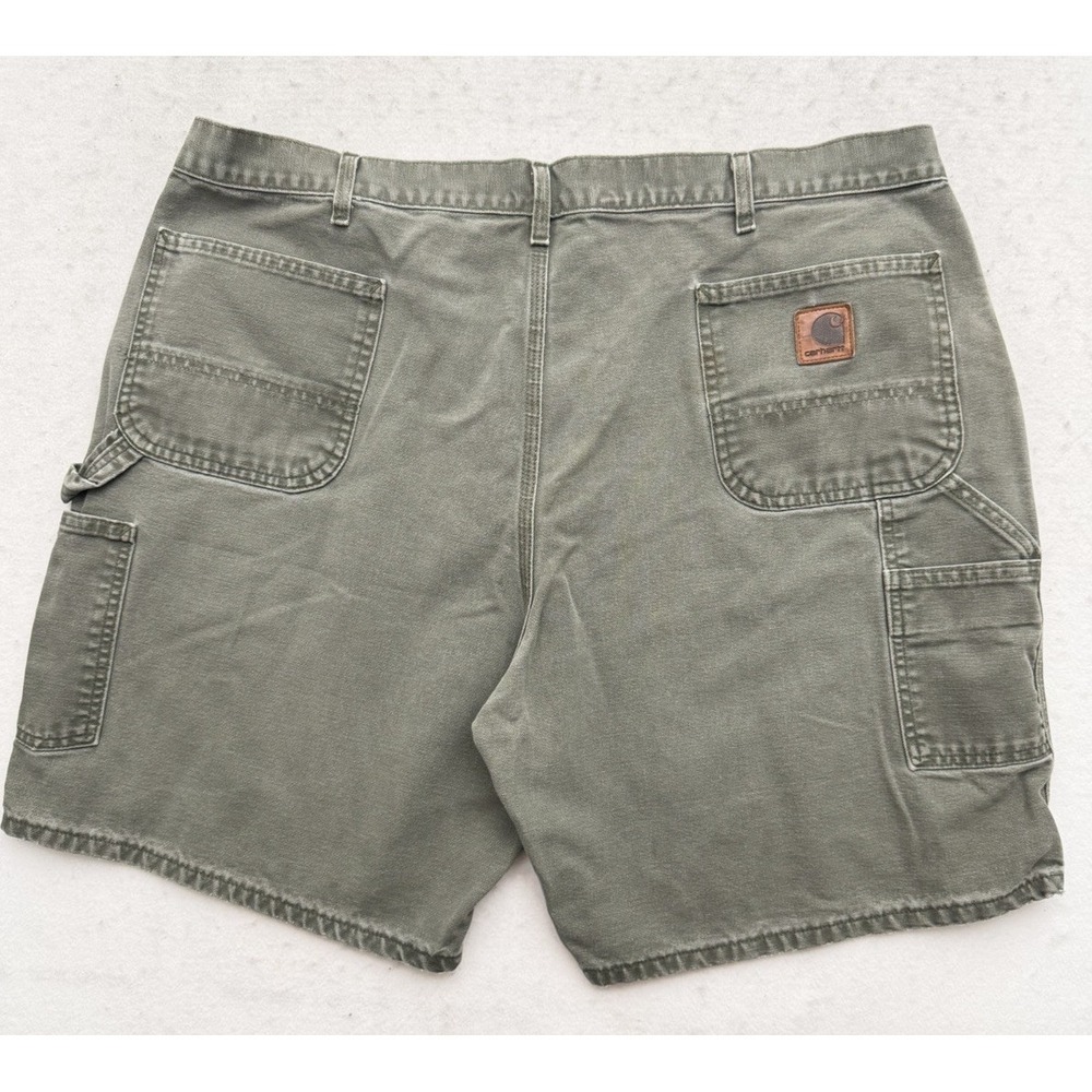 Vintage Carhartt Shorts B25 MOS Green‎ Carpenter Utility Y2K 90s Size 42